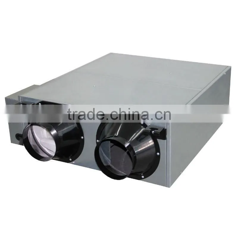 air exchanger with air to air conditioning hotel ventilation system