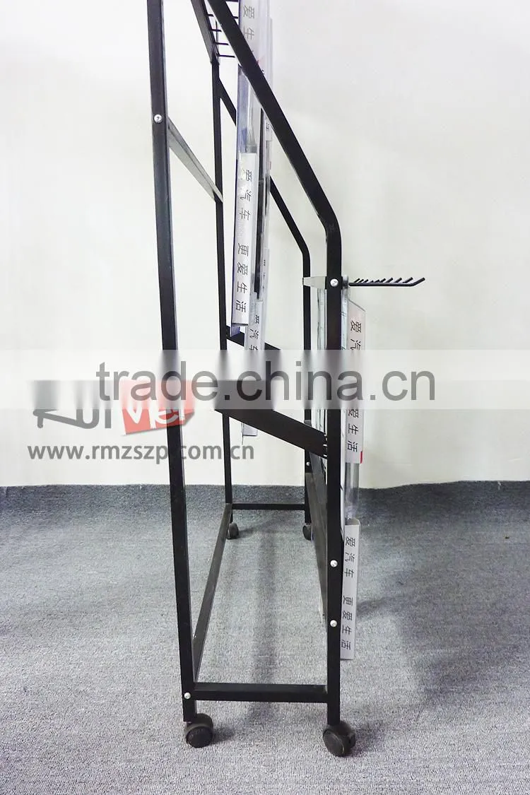 4-wheel 360 degree rotating wiper stand