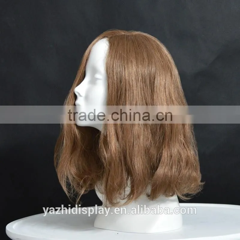 wholesale gold realistic mannequin head for wig and hat display