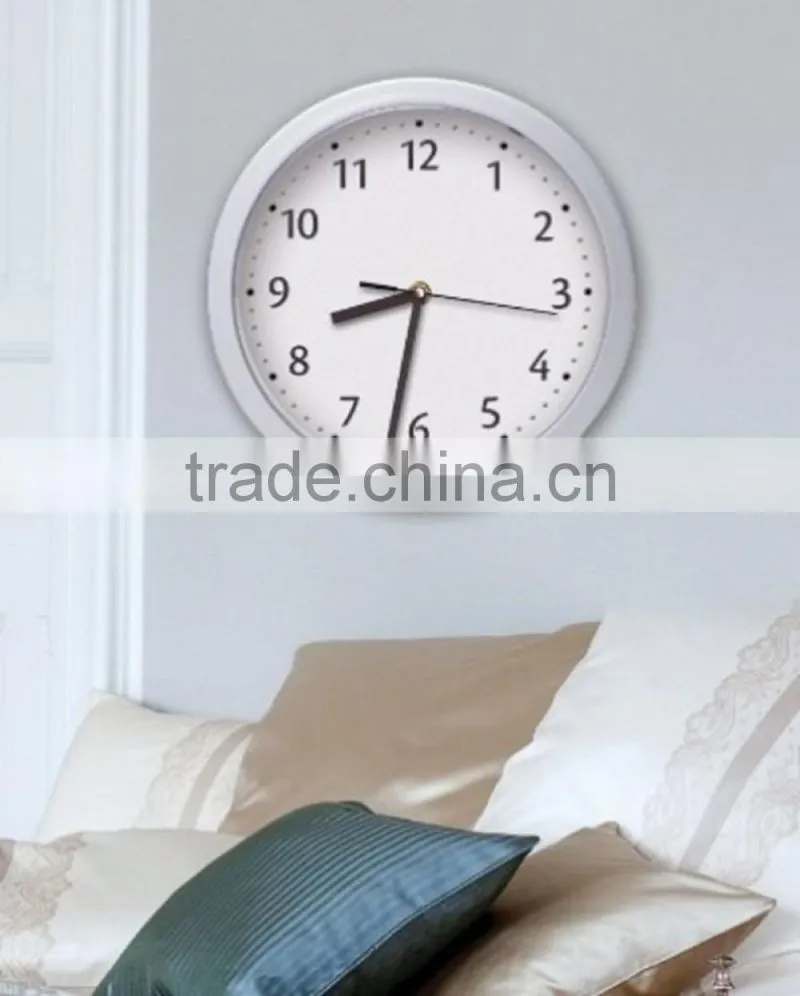 Hidden Storage Compartment Wall Clock Safe Box