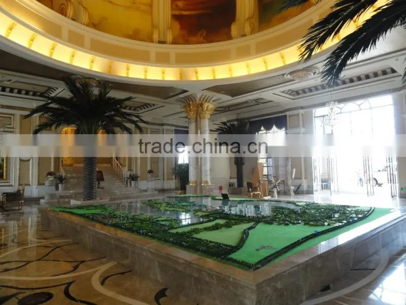 Outdoor indoor artificial coconut palm tree UV proof high quality high simulation fake palm tree