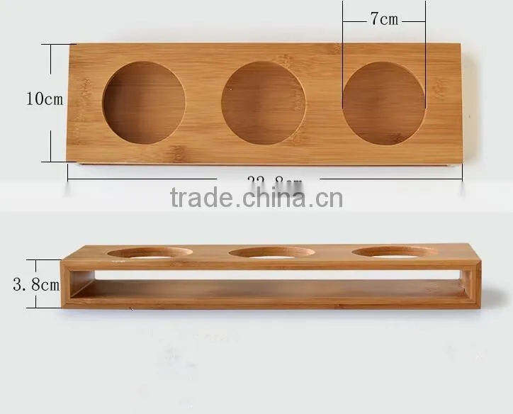 Disposable idea wooden cup holder