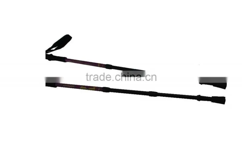 Trekking poles with internal lock, ALU, super long EVA , 3 sections, SZ15342