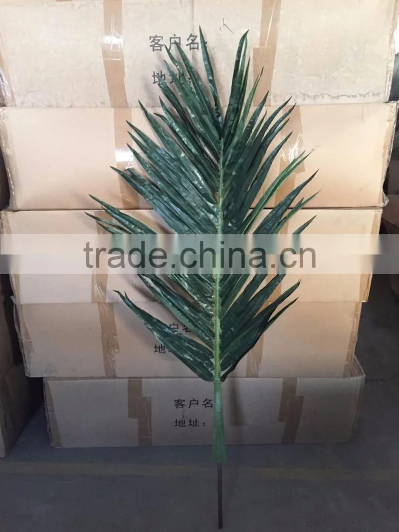 SJL0004 Artificial palm leaves outdoor with uv protected ,1.6M long fake palm leaf