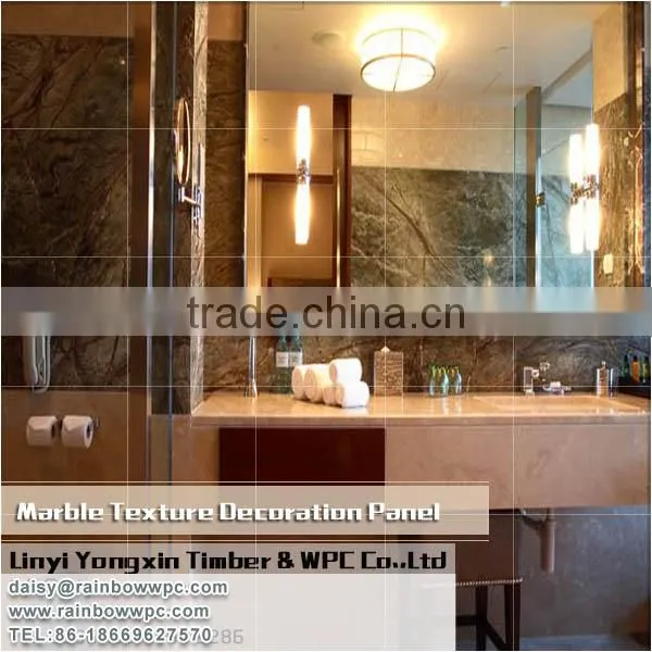 2016 new price Marble Texture series board wall panel ,indoor wall panel