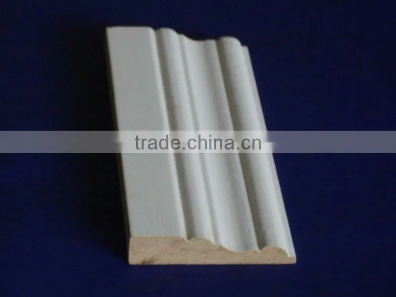 gesso coat wood skirting board cover