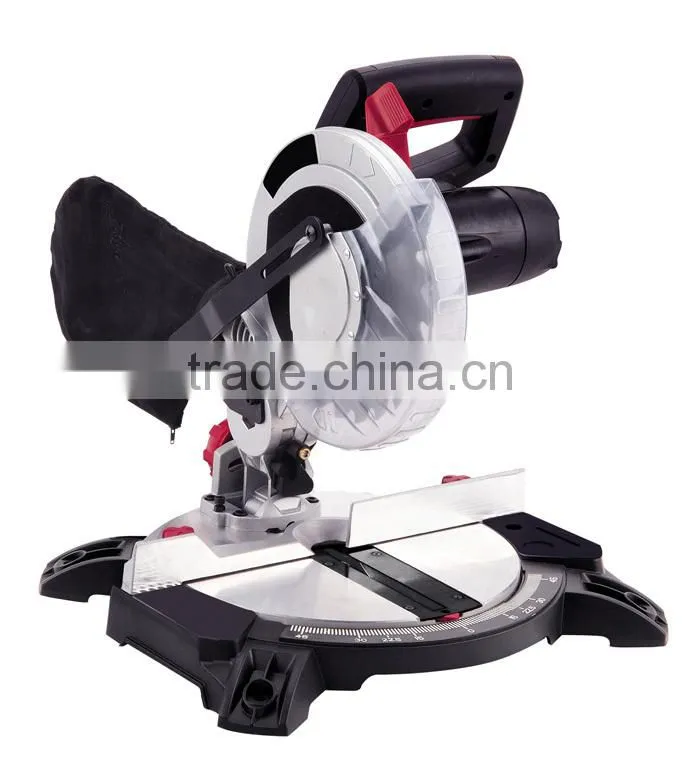 Portable 1400W Plastic Base Aluminium/Wood Cutting Saw Electric Power Mini 210mm Compound Miter Saw GW8004