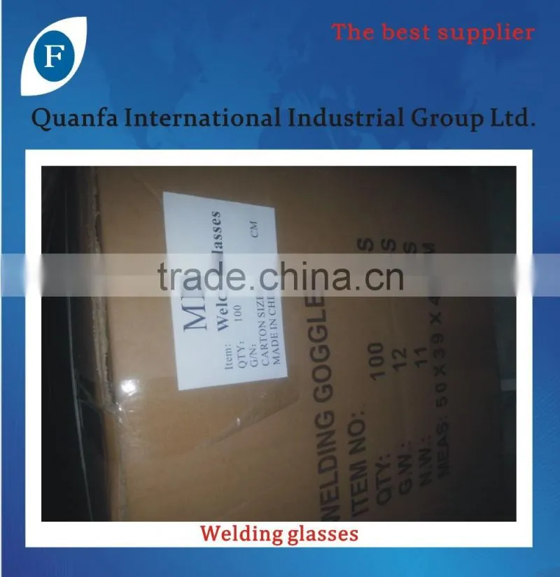 Welding glasses