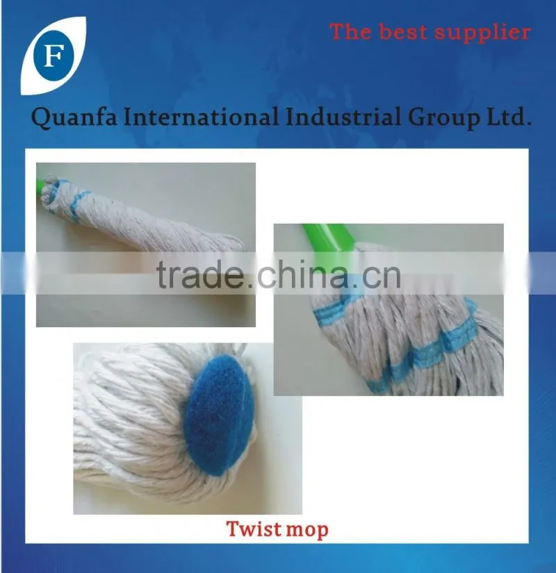 extensible cotton twist mop with stainless steel tube