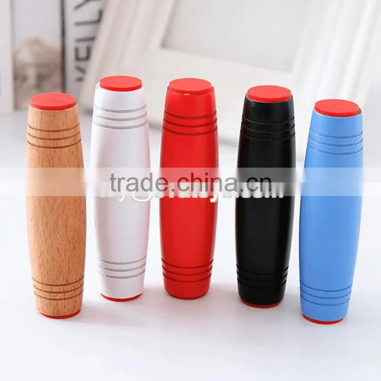 Desktop flip toys hand-Eye co-ordination wooden spinner fidget stick W01A213-S
