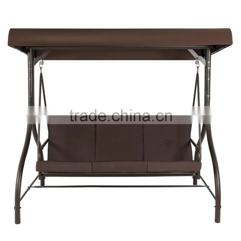 Outdoor Furniture 3 seat Swing Chair for patio and kids