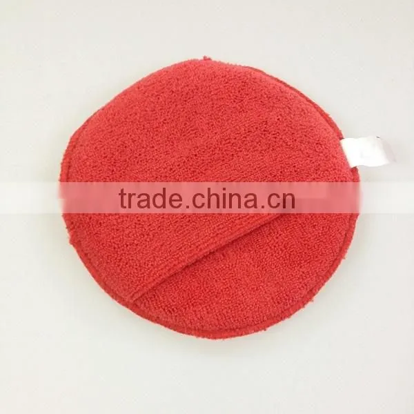 Microfiber applicator car polishing pad car washing waxing sponge