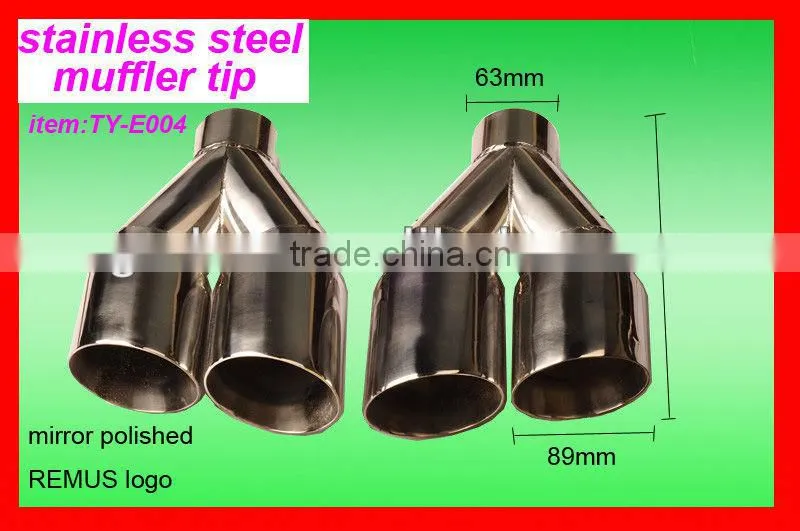 exhaust tip in car