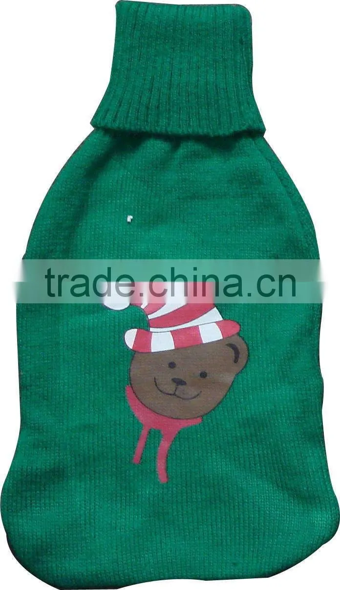 penguin embroidery Hot water bottle cover
