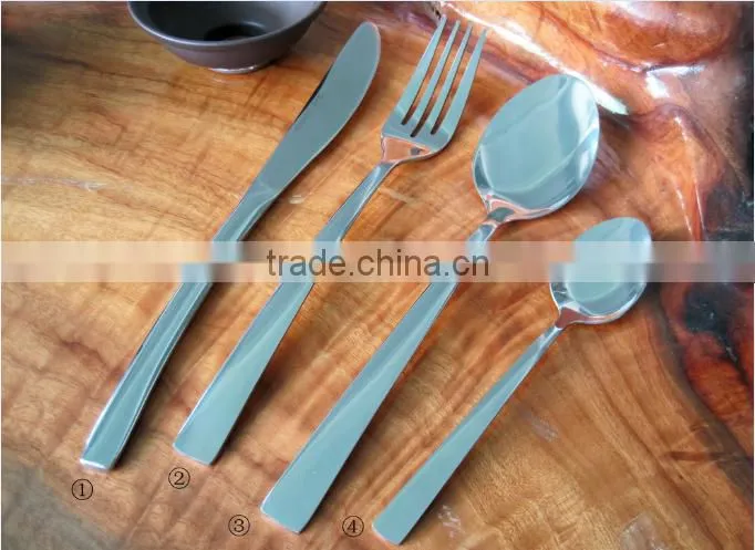 Classic eco-friendly cutlery 5 star restaurant forks knives and spoons bulk by from china