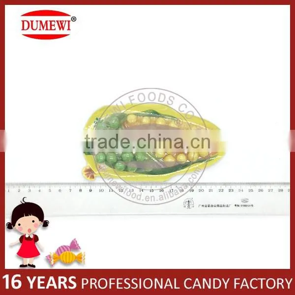 Corn Shape Sour Puffed Candy and Pressed Candy