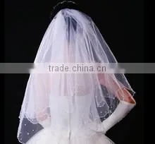 wedding decoration material face veil, cathedral wedding veil