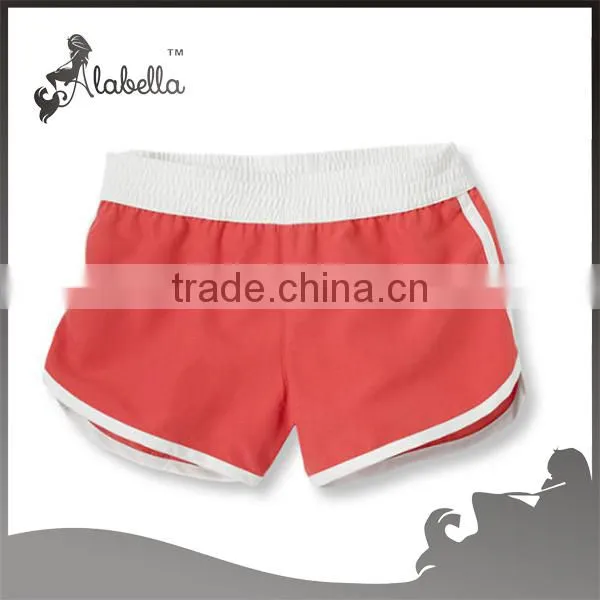 Girls sun surf shorts kids shorts with quick drying fabric