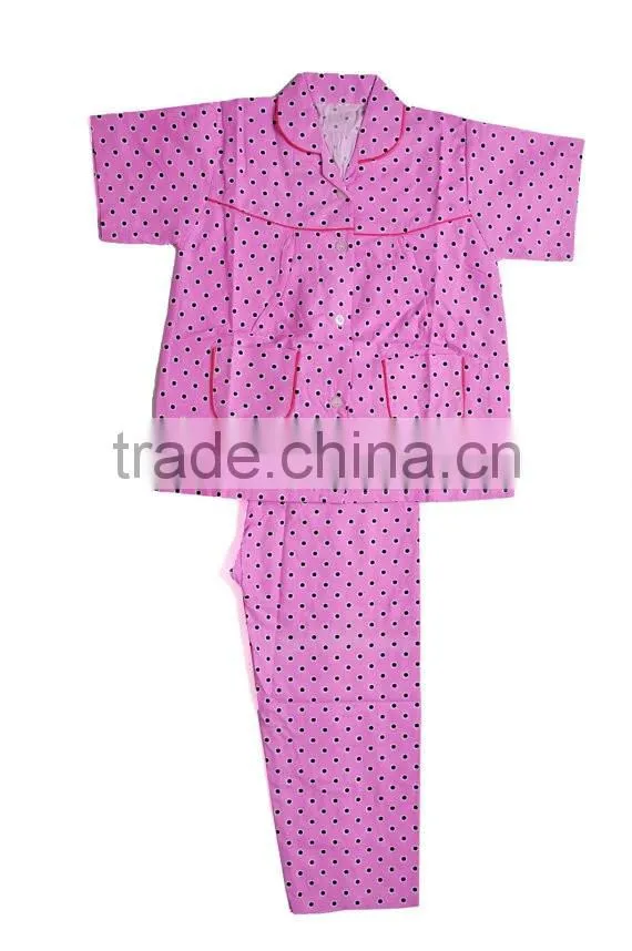 Childrens Pajamas Wholesale 100% Cotton Printed Kids Pajamas Set