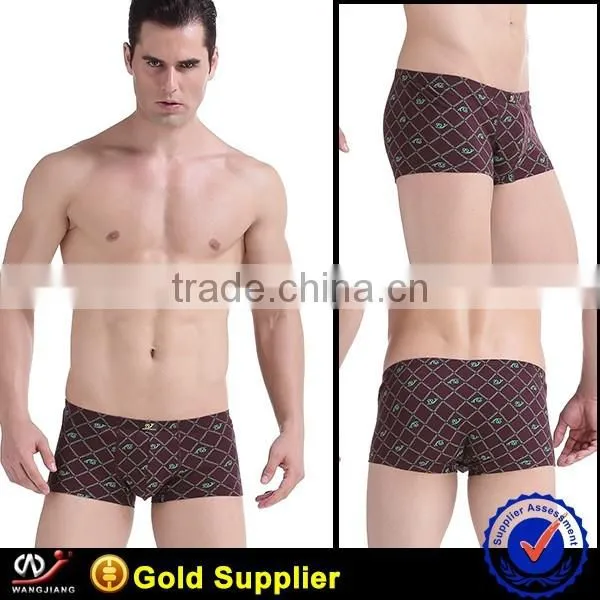 100% cotton box package boxer man Underwear adult mens underwear