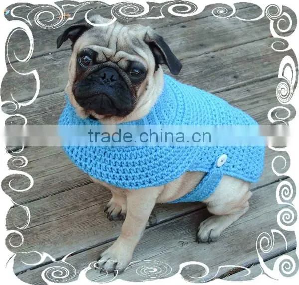 Unique Skull Style Hand Crochet Dog Sweater