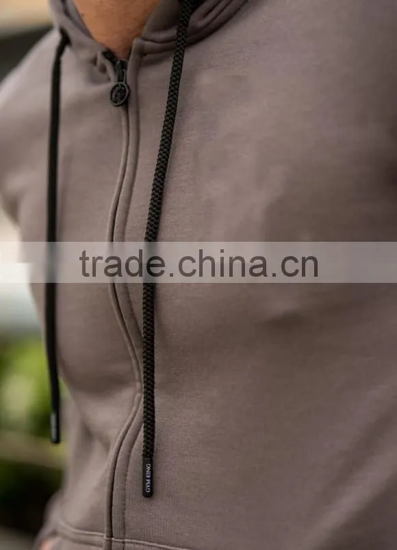 men's hooded tracksuit top slim fit tracksuit
