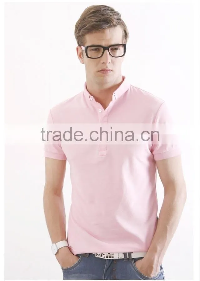 high quality cheap customized unisex's polo T-shirt