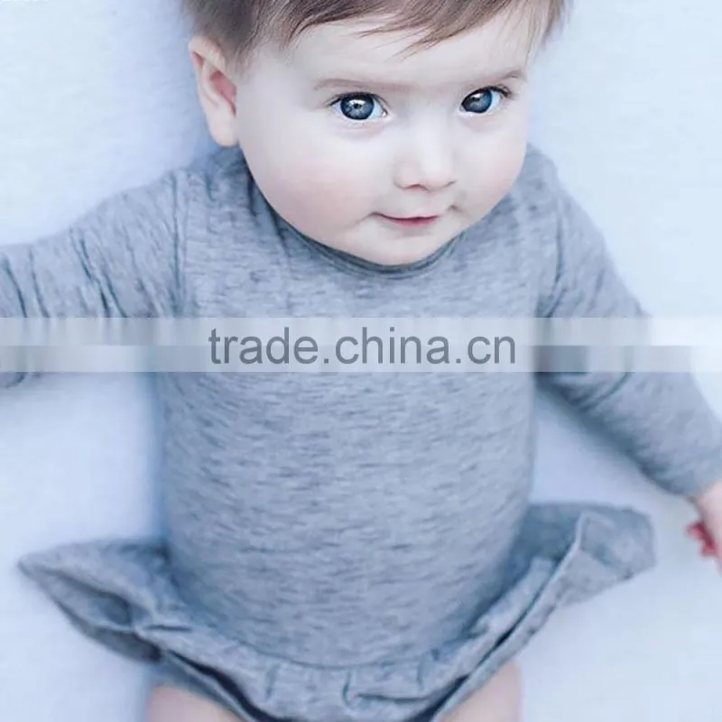 2017 wholesale new design 100% cotton baby onesie