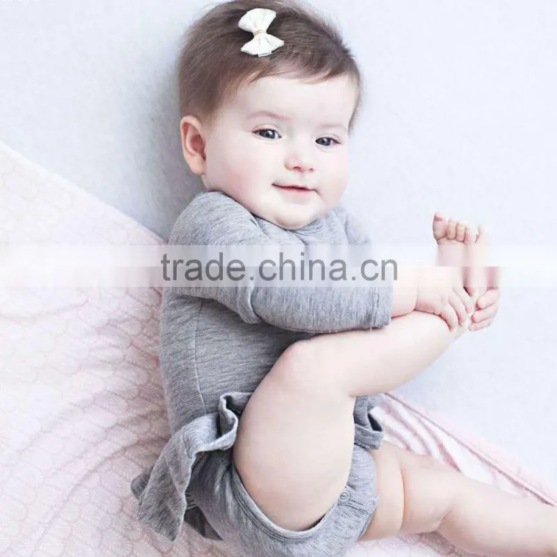 2017 wholesale new design 100% cotton baby onesie