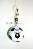 logo printed rain poncho ball keychain