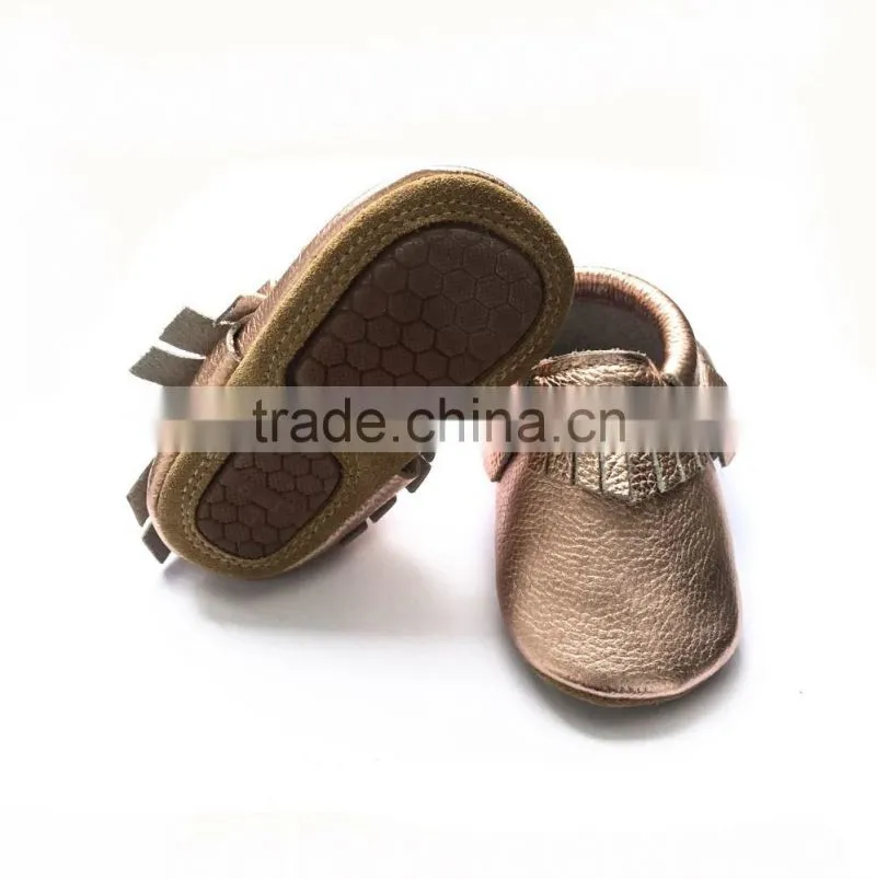 Wholesale shoes moccasins soft rubber sole baby shoes