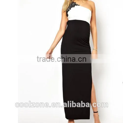 Maternity Wear Evening Party Cocktail Formal Dress Black White Wholesale Maternity Clothes