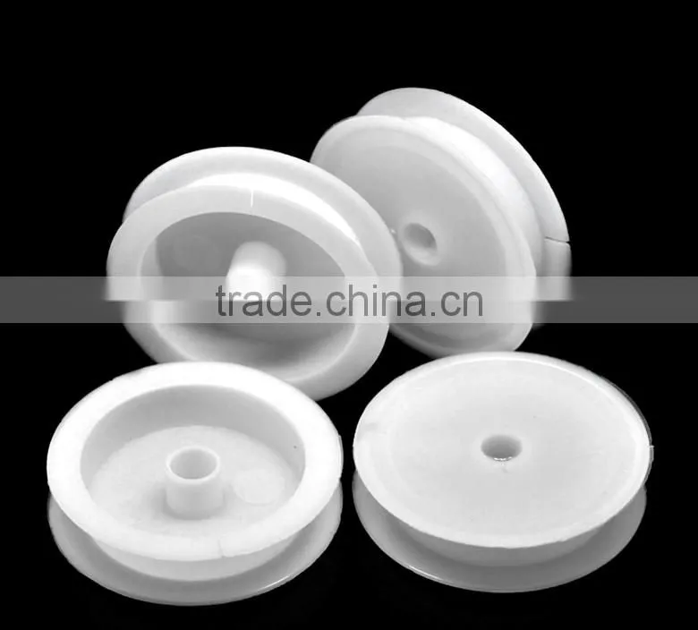 High Quality 20PCs Small White Plastic Empty Wire Spool for Beading Wire Thread String
