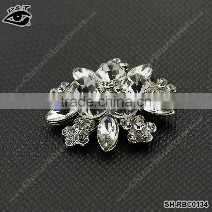 Wholesale Rhinestone pin brooches cheap crystal pins for wedding clothing cards