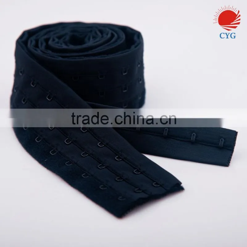 Customized size Hook and Eye Tape, Hook and Eyes White Satin Ribbon Tape for Sewing Projuct