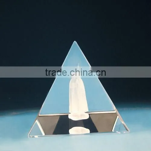 Good k9 crystal 3D laser engraving with religion