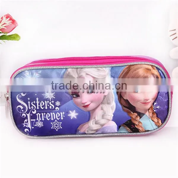 Wholesale Frozen school bag Elsa Anna backpack with pencil case Student school backpack