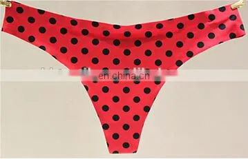 Factory wholesale alibaba express soft seamless ladies thong adhesive bonded string girl's T-back