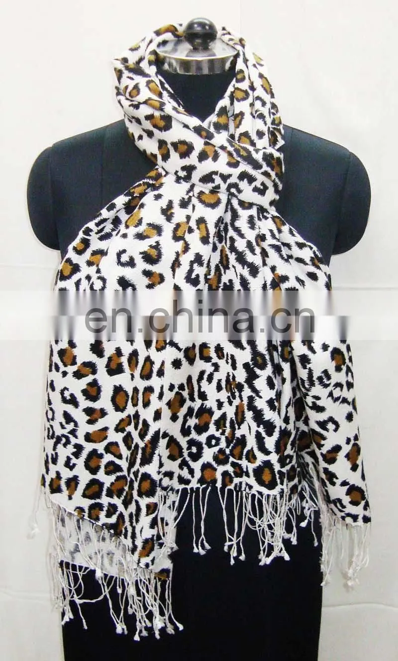 Animal print shawls /print pashmina shawls