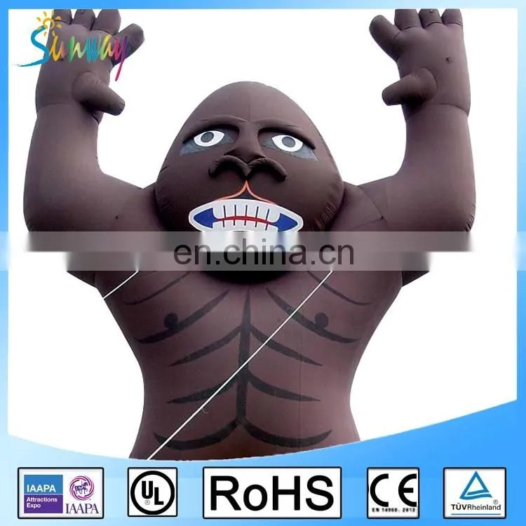 6Mh Customized Giant Inflatable Gorilla for Advertising Inflatable Gorilla Character for Sale
