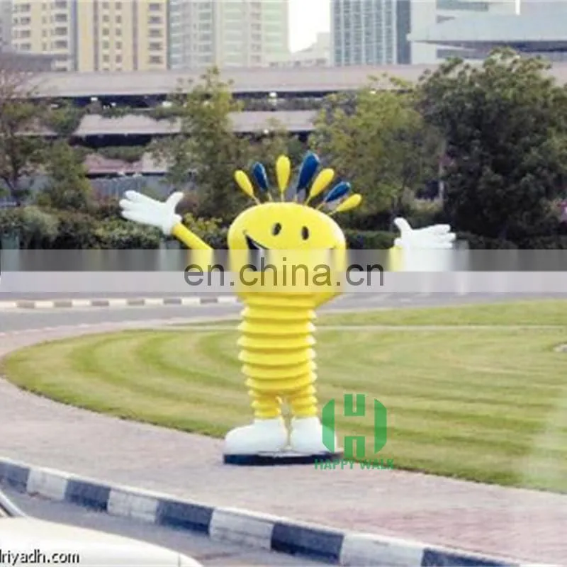 Event or party sun shaped inflatable advertising figures led inflatable cartoon with light