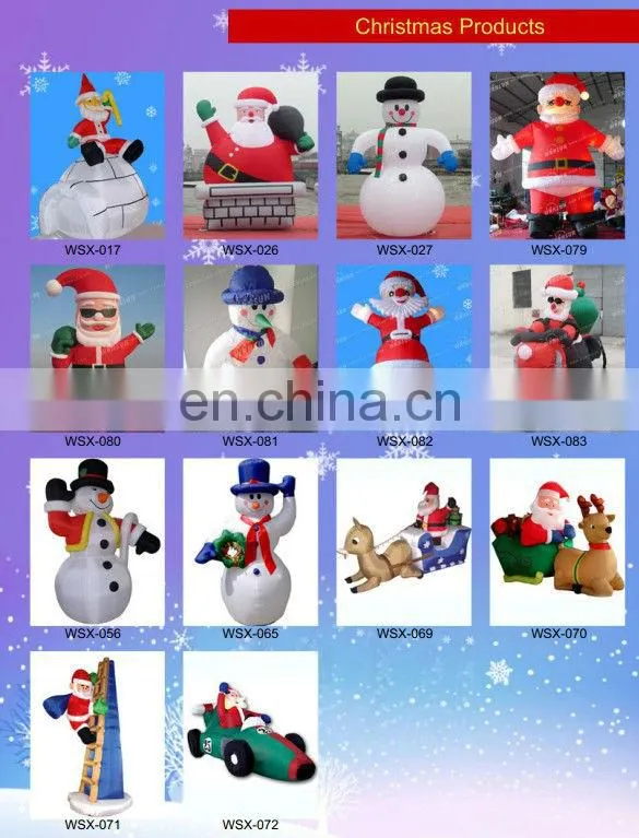 decorated inflatable christmas archway