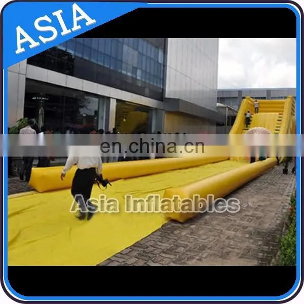 inflatable zorb ramp with zorb ball for sport game
