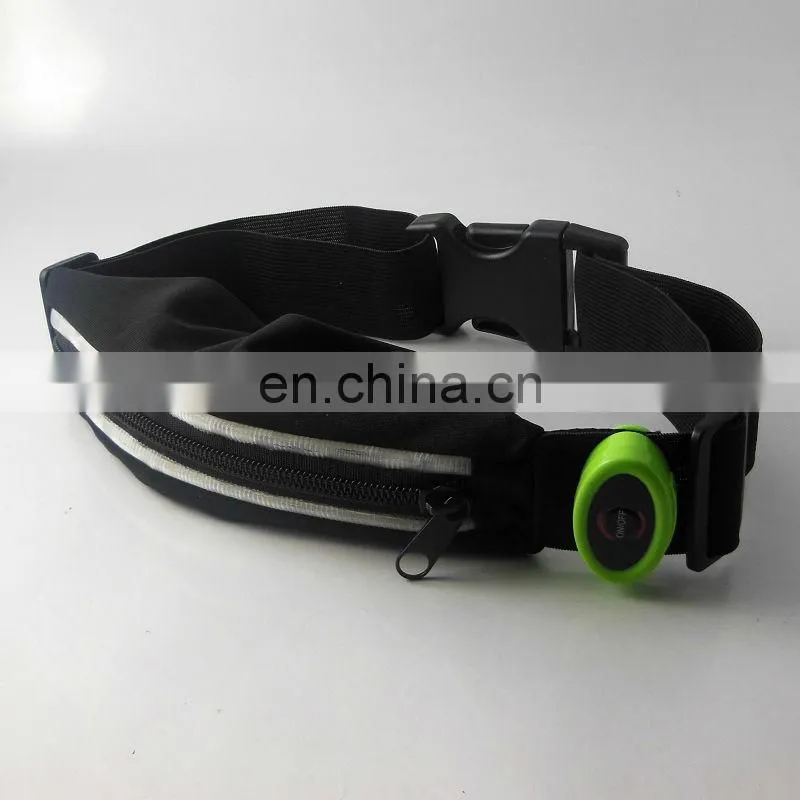 Fashional LED Flashing Elastic Waistband led glowing waistbands led light belt