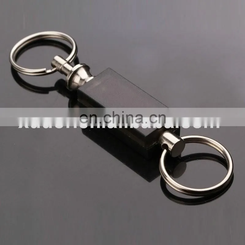 Custom double ring keychains /metal keychains