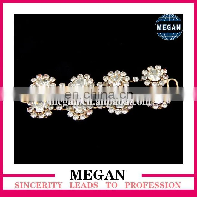 2015 lastest design crystal rhinestone connectors for shoe