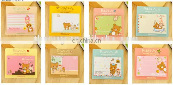 Kawaii Cute Cartoon Sticky Note for Kids