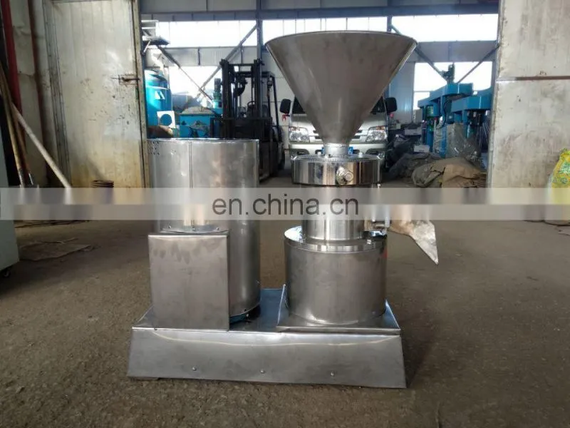 electric industrial cocoa nut butter grinder sesame colloid mill machine
