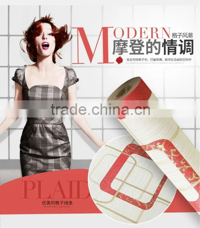 new design wall paper/home interior decoration wall paper