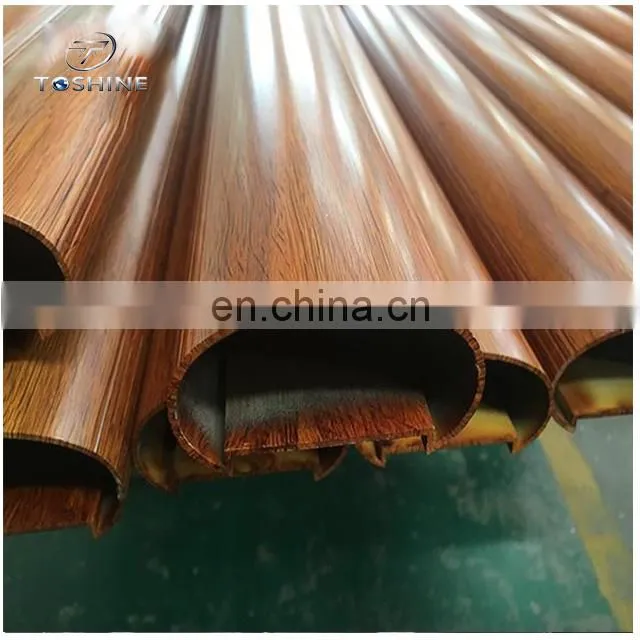 Customized Anodized Extruded Alloy Profile With Powder Coated / Wooden Grain